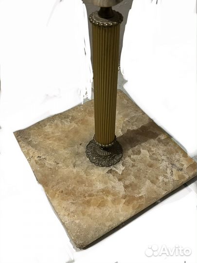 Торшер напольный с ониксом