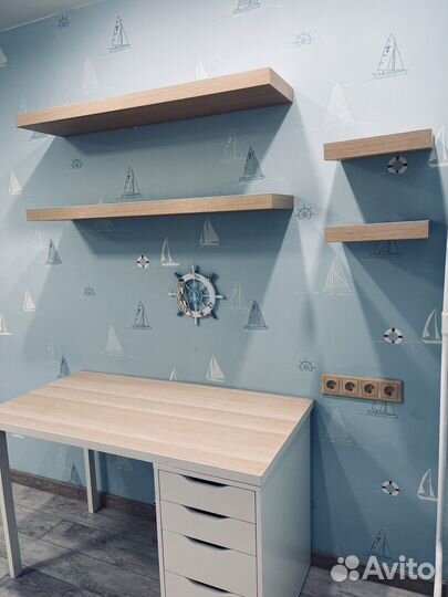 Письменный стол с ящиками и полками IKEA