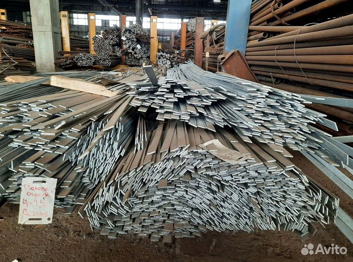 Полоса стальная 100х10, 6 м Ст3