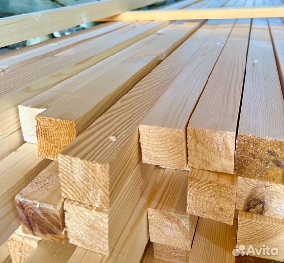 Брусок сухой строганный 40х40 3 метра