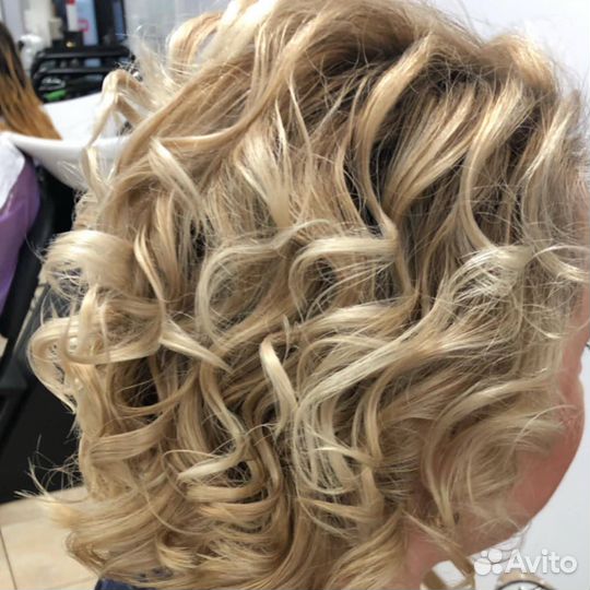 Окрашивание волос, стрижки