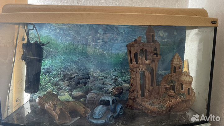 Аквариум с тумбой бу