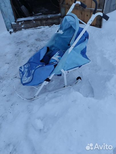 Коляска санки