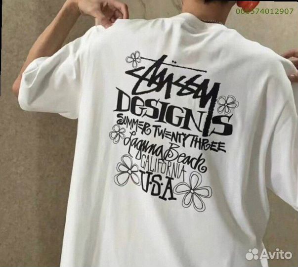 Футболка Stussy оверсайз
