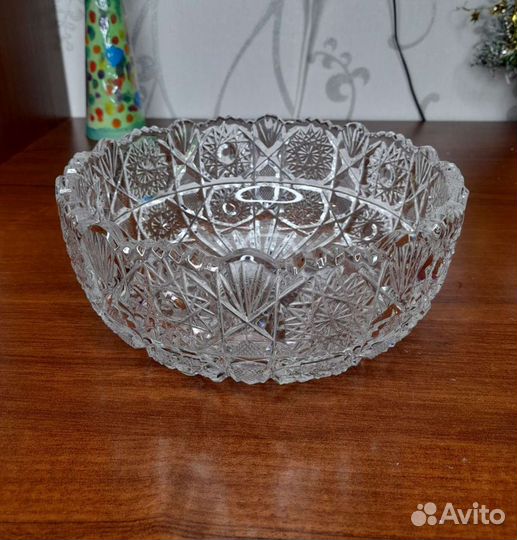 Салатник хрустальный СССР