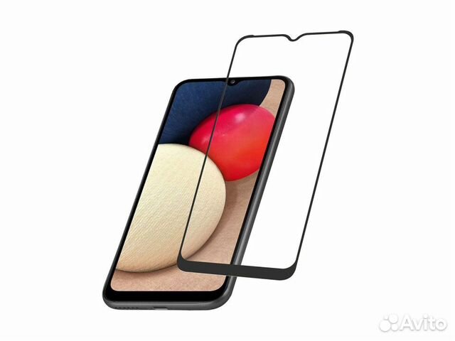 Защитное стекло для Samsung A12 / A02S Full Glue