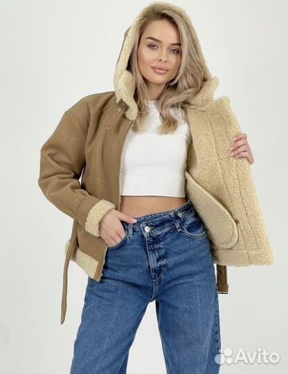 Дубленка меховая укореченая 44-46