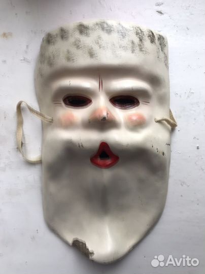 Маска новогодняя СССР дед мороз