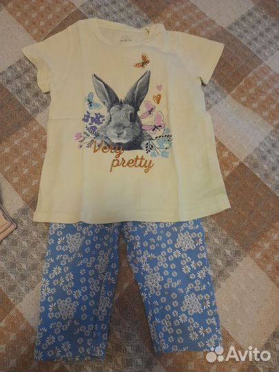 Вещи пакетом для девочки 80 рост