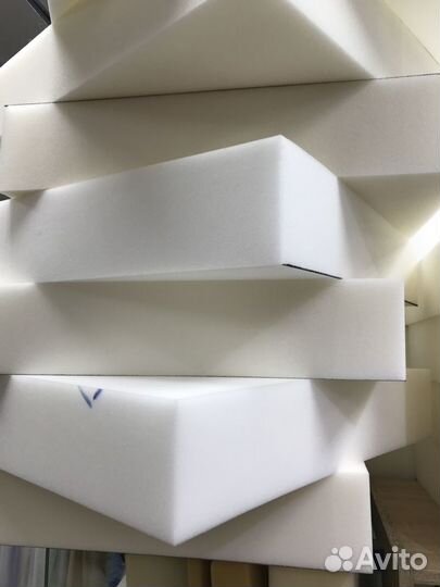 Поролон отрезами 50 см на 1м толщина 10 см (100мм)