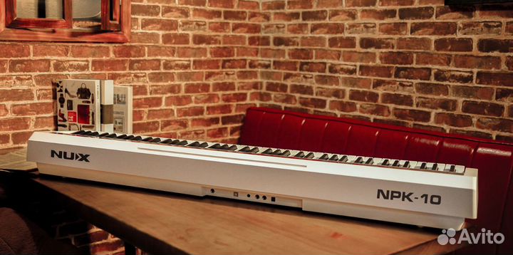 Цифровое пианино, белое, Nux Cherub