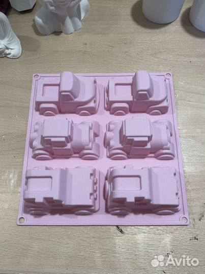 Формы силиконовые для гипса и свечей, молд