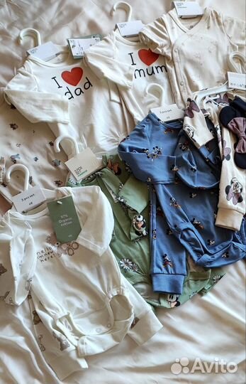Одежда для новорожденных hm 56 62 68 новая