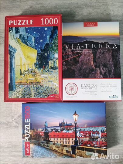 Пазлы 500, 1000, 1500