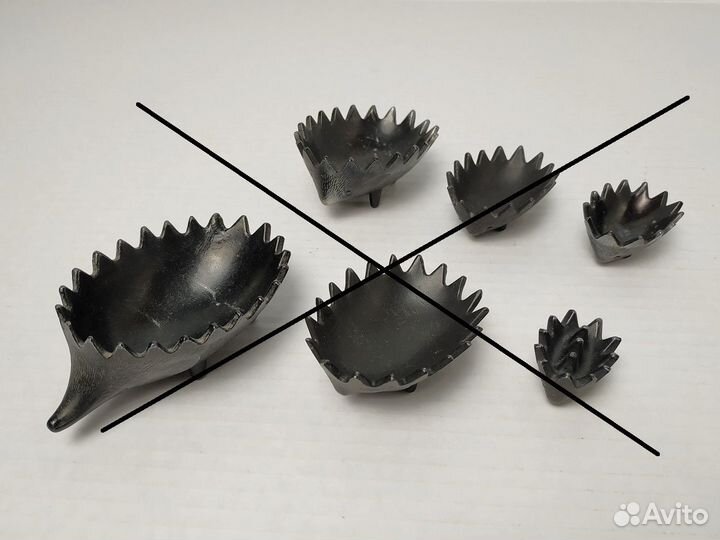 Ежики пепельница, наборы СССР