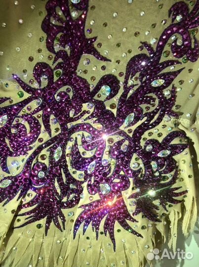 Купальник для художественной гимнастики фуксия