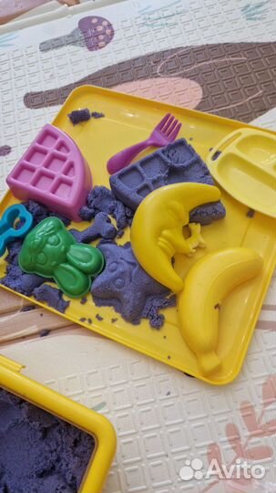 Кинетический песок с песочницей