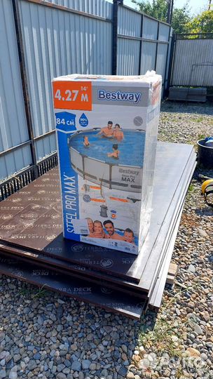 Каркасный бассейн новый 427 на 84