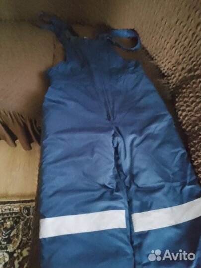 Новый Полукомбинезон зимний рабочий р52-54