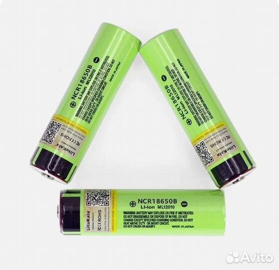 Аккумуляторы литиевые NCR 18650B