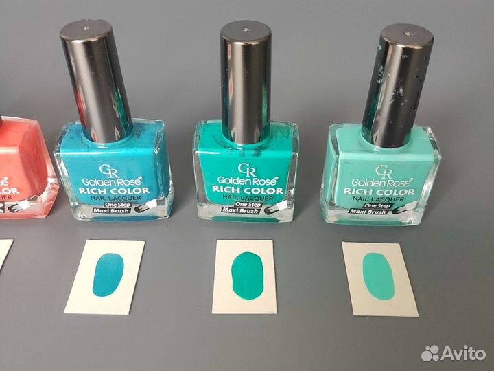 Лаки для ногтей Golden Rose Rich Color пакетом