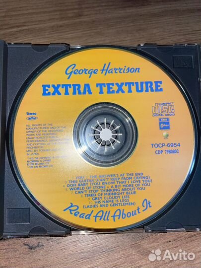 CD George Harrison – Extra Texture