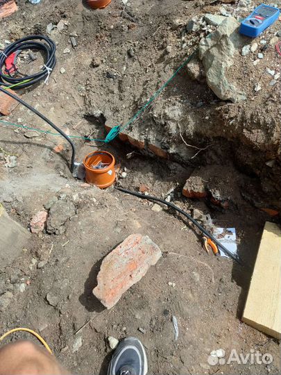 Монтаж контур заземления