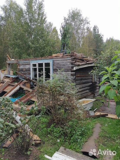 Сруб дома 4х4 из бревна на разбор