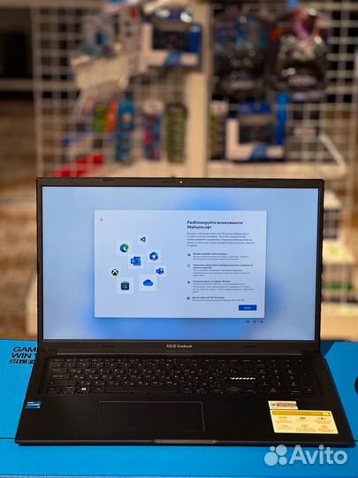 Ноутбук Asus vivobook 17 6-ядер