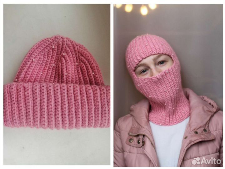 Балаклава женская зимняя шапка