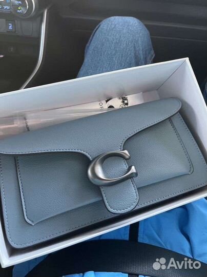 Сумка Coach Tabby 26 голубая