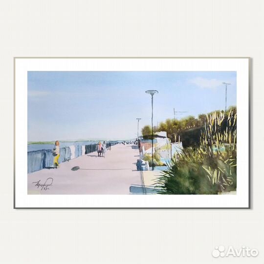 Акварельная картина 