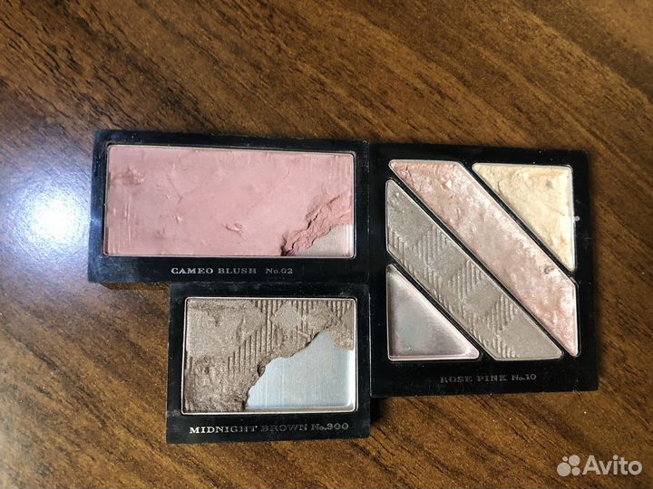 Burberry тени румяна