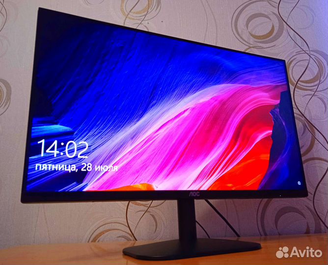 Монитор 27дюймов IPS Full hd 75Гц AOC 27B2H