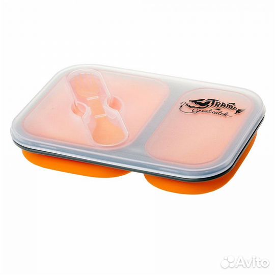 Контейнер силиконовый 2 отсека Tramp арт. TRC-090