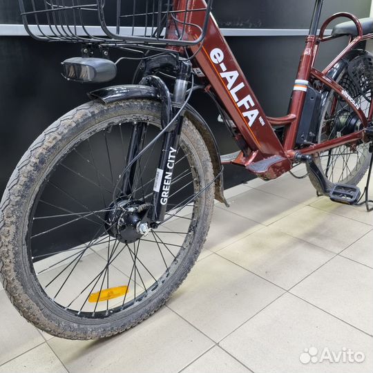 Электровелосипед green city e alfa