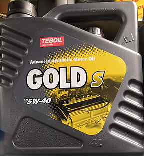 Моторное масло teboil Gold S 5w-40 4l