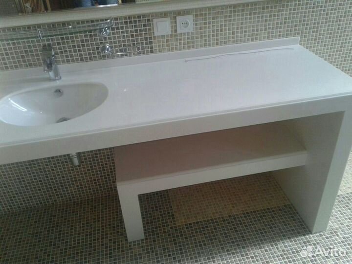 Столешница для ванной