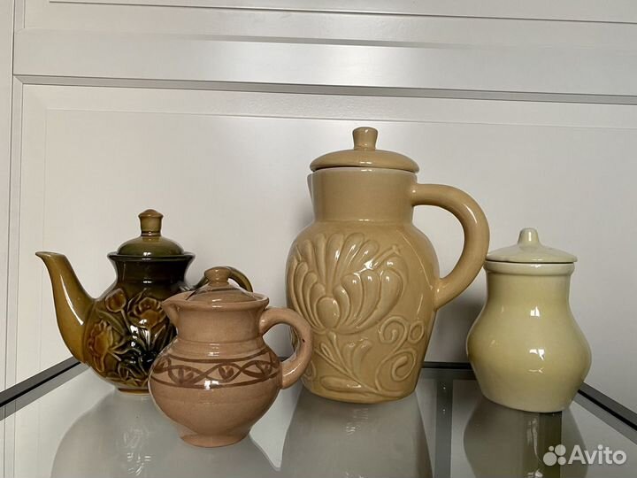 Кувшин, крынка, чайник, керамика, СССР, винтаж