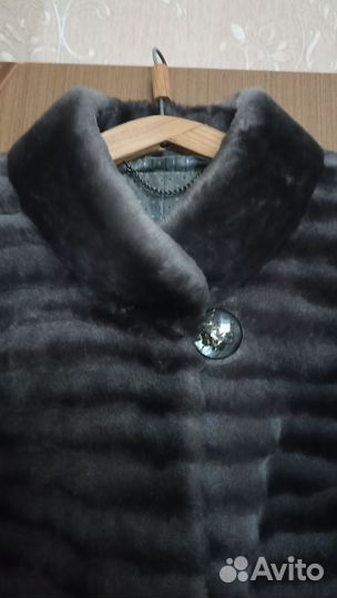 Шуба мутоновая 52 54 облегченная