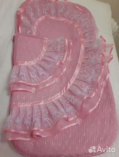 Летний конверт для выписки из роддома