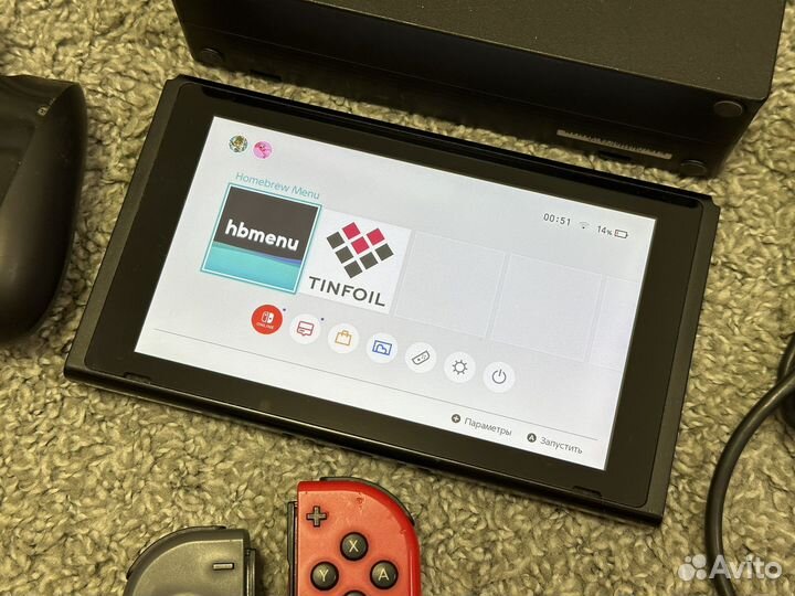 Прошитая Nintendo Switch Rev 1 256gb