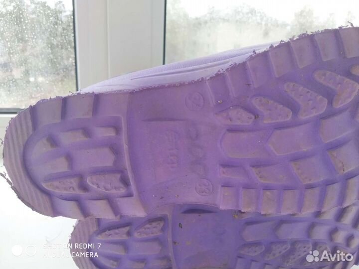 Детские резиновые сапоги 33