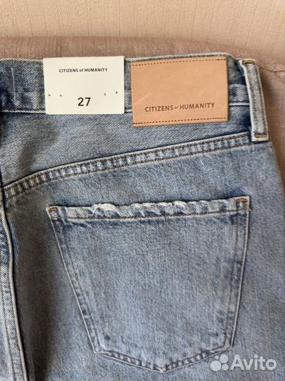 Джинсовые шорты Citizens of Humanity 27 новые