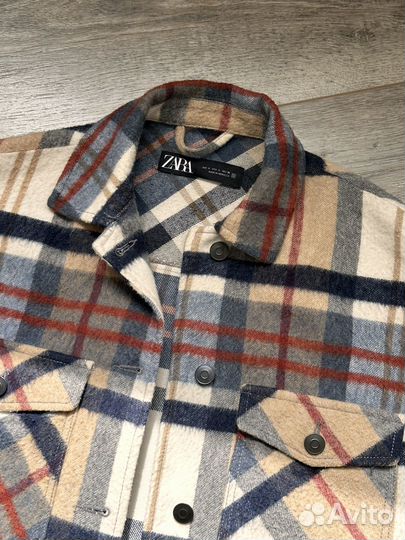 Рубашка в клетку zara