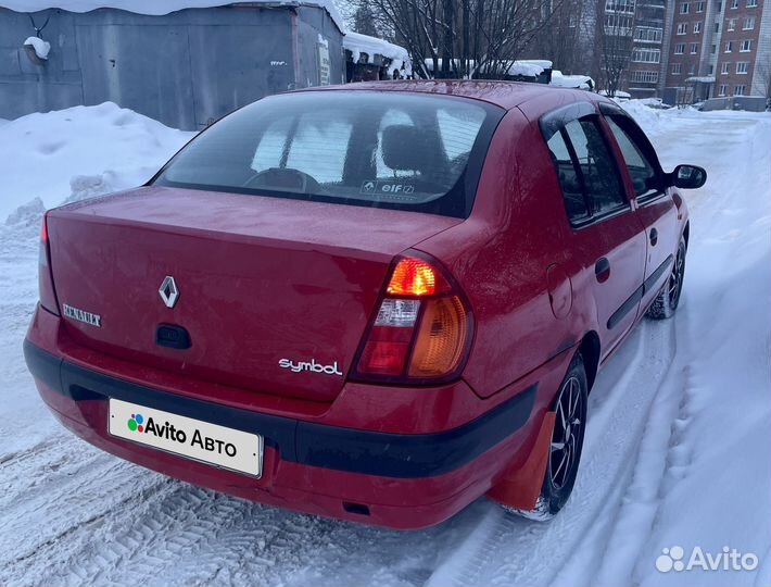 Renault Symbol 1.4 МТ, 2004, 179 000 км