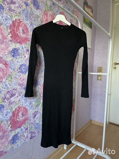 Платье, джинсовка