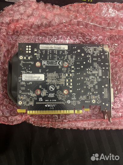Видеокарта gtx 1050 ti palit