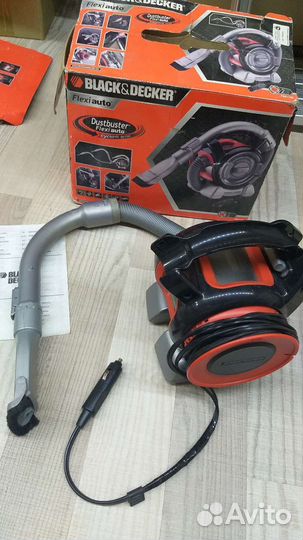 Автомобильный пылесос black decker