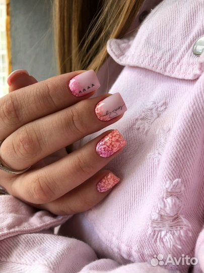 Маникюр с покрытием гель-лак / наращивание ногтей